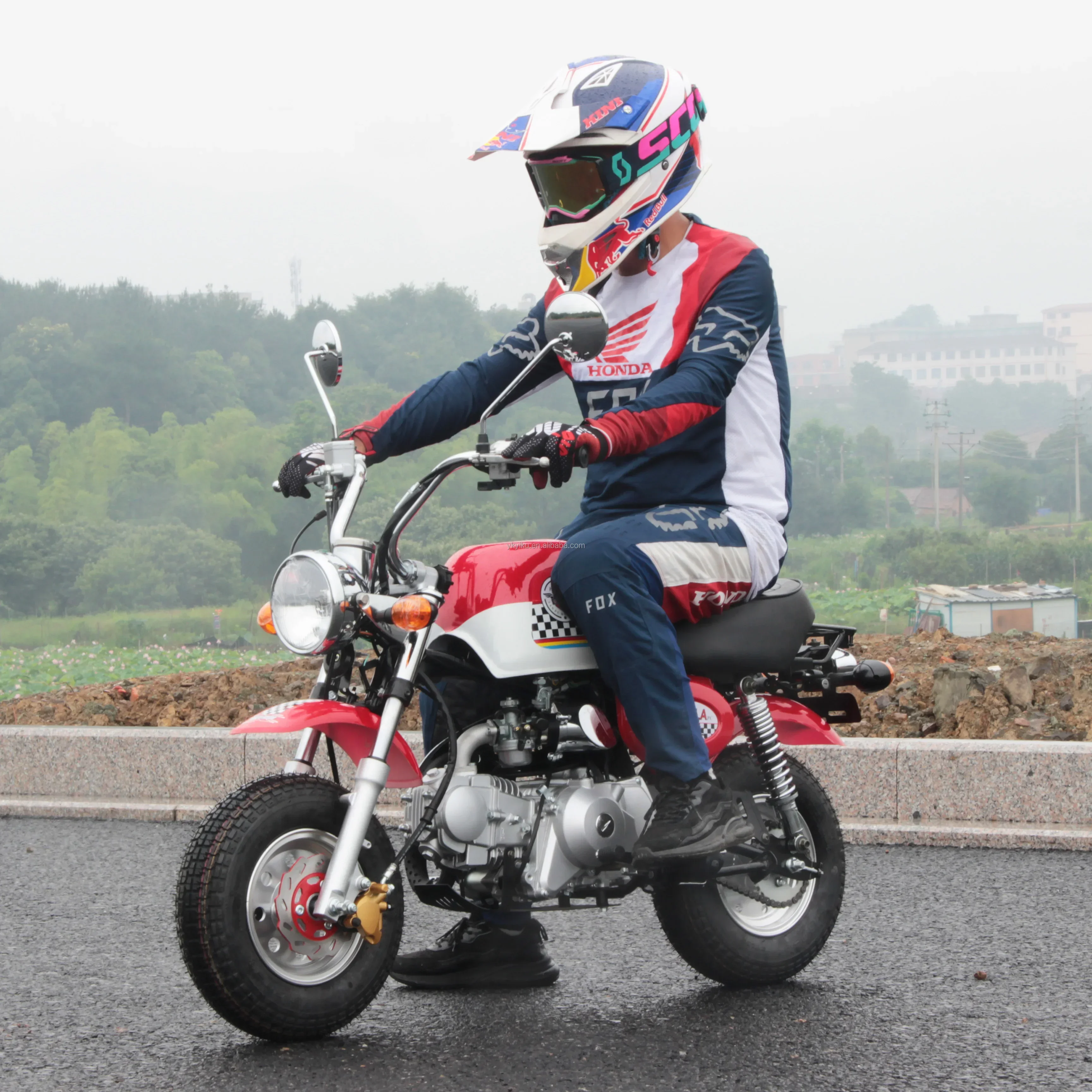 Mini Dirt Bike 110cc 125cc Off Road Motorcycle 4 Stroke Single Cylinder Air Cool Engine Pit Bike Street Disc/drum Brake