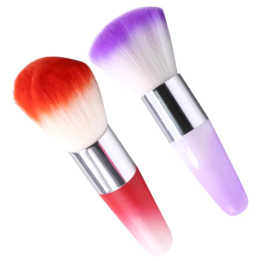

2 Nail Long Handle Facial Highlighter Nails Remover for Nails