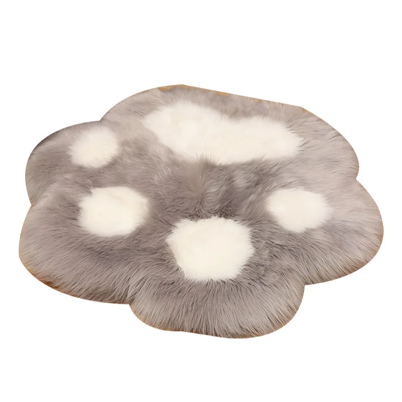 Cute Cat Paw Bear Foot Cushion Animal Footprint Shape Soft Plush Carpet Home Sofa Table Floor Mat Bedroom Decorative Carpet 2021 6