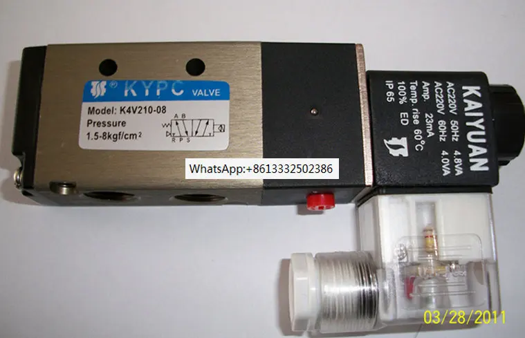 

3pcs KYPC/open source/pneumatic solenoid valve/K4V210-08