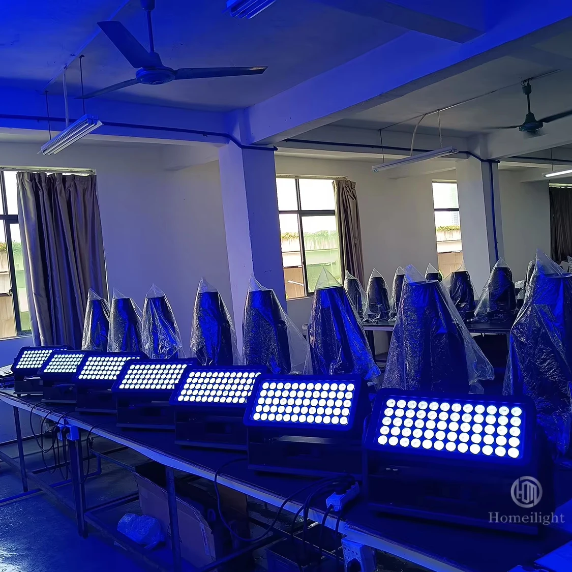 60x12W RGBW 4in1 Led 도시 색상 빛 Ip65 방수 홍수 빛 야외 건물 ..