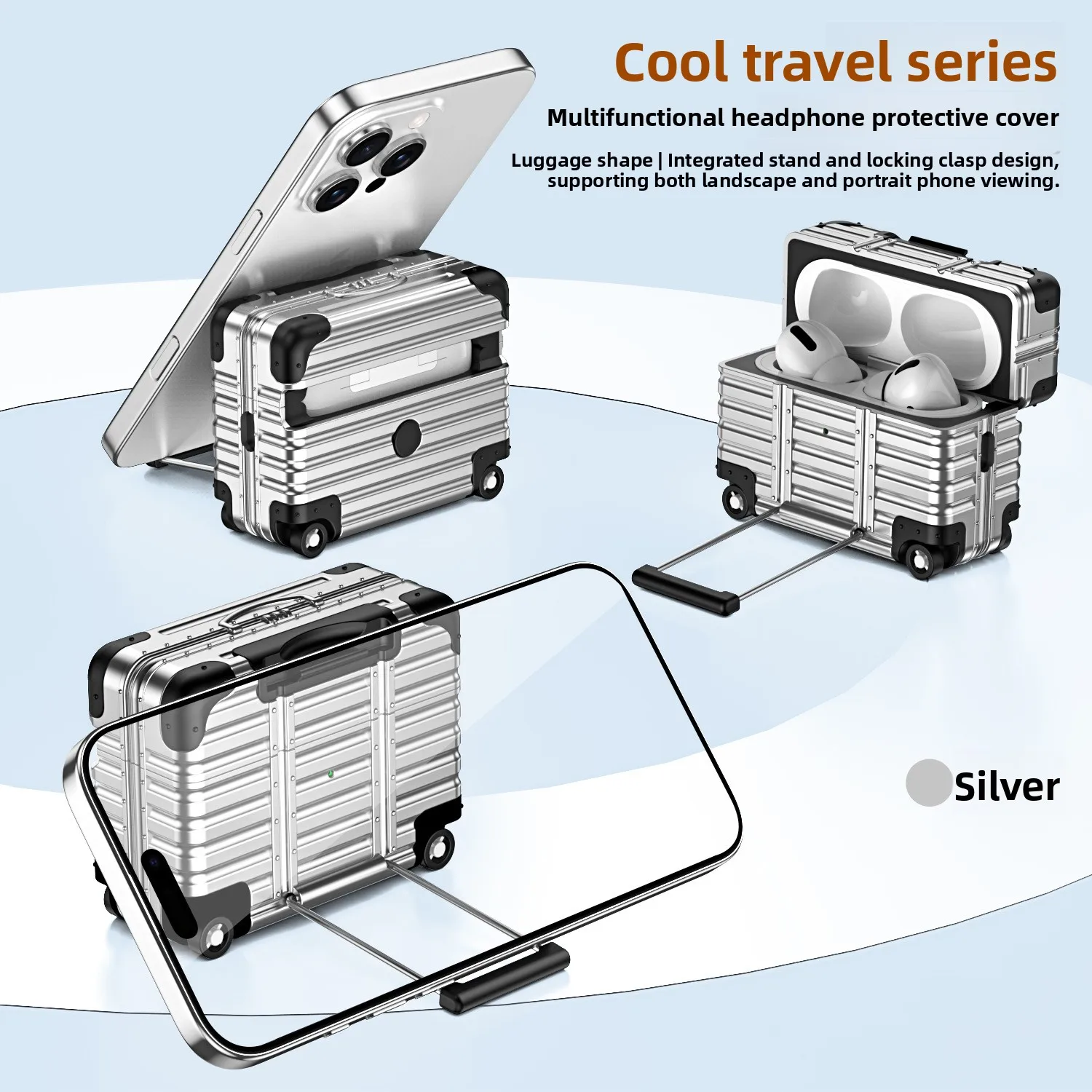 Trendy Drop-Proof Fashion Luggage Protective Case