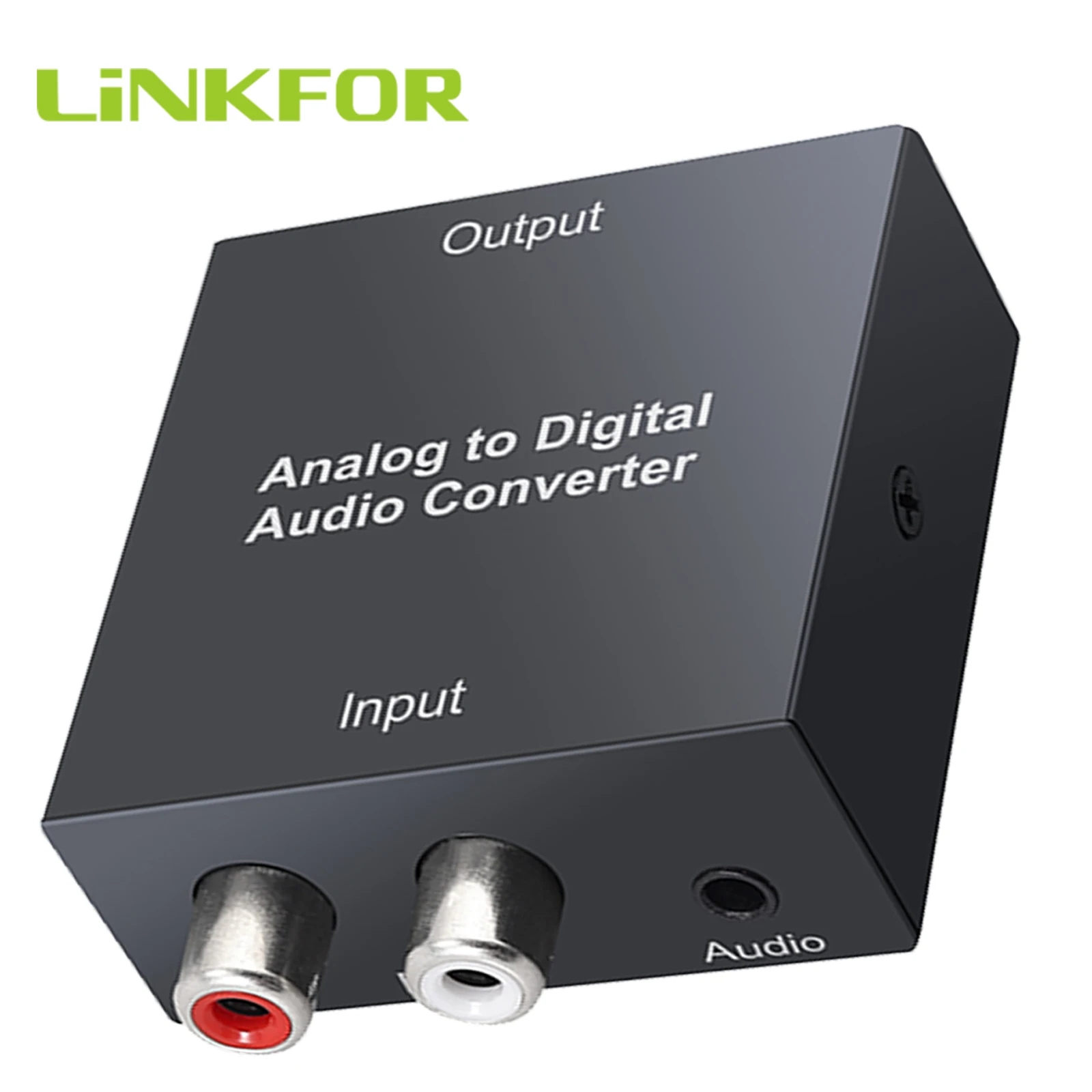 LiNKFORAnalogtoDigitalAudioConverter2RCARLor35mmJackAux