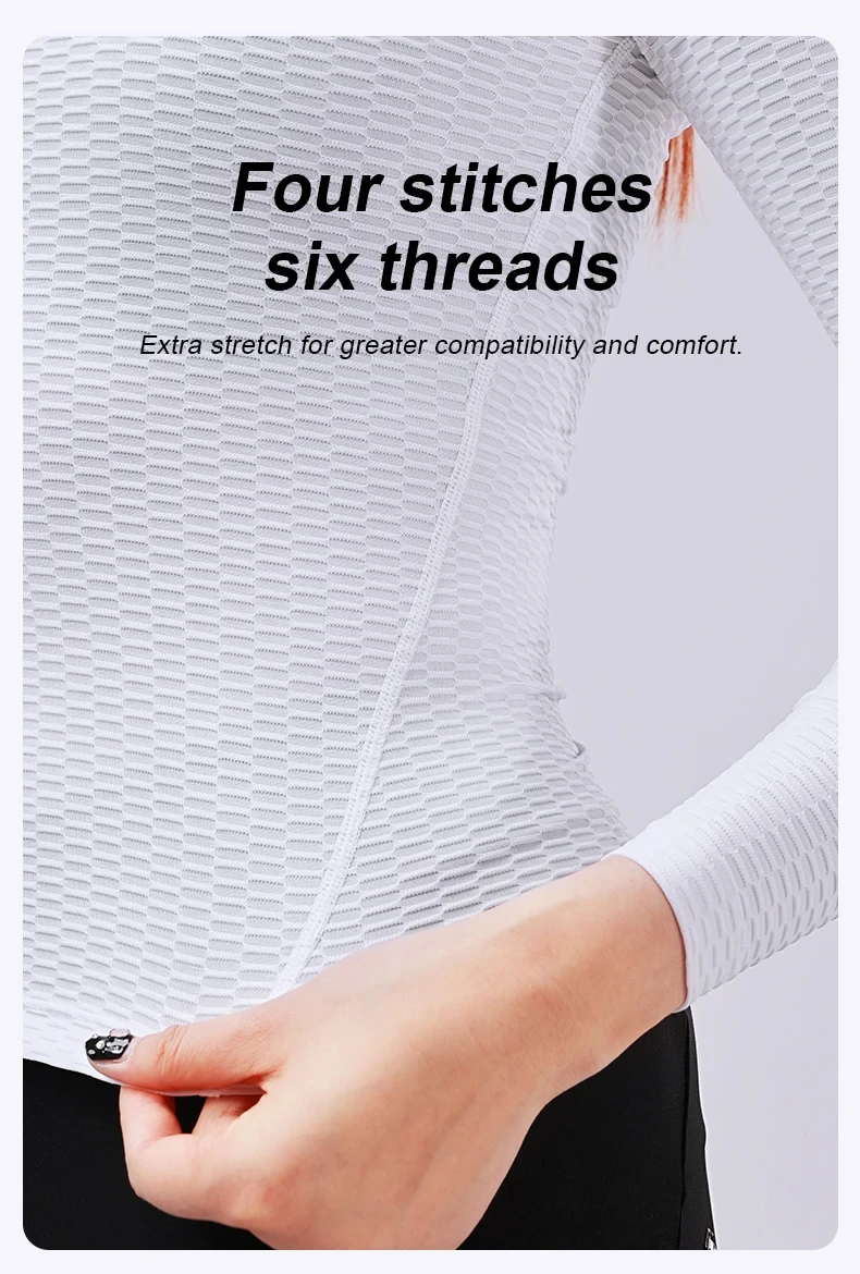 Description Picture 4 of itemINBIKE Undershirt Cycling Women First Layer High Elasticity Cycling Clothing Breathable Light Warm Cycling Base Layer