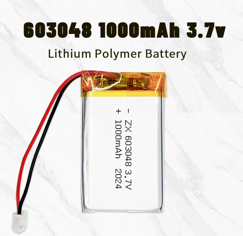その他 R/in 3.7V 103048 Lipo 1500mAh Lithium Polymer Battery