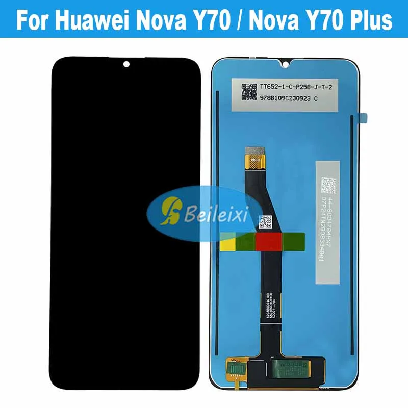 Цифровой преобразователь сенсорного экрана в сборе для Huawei nova Y70