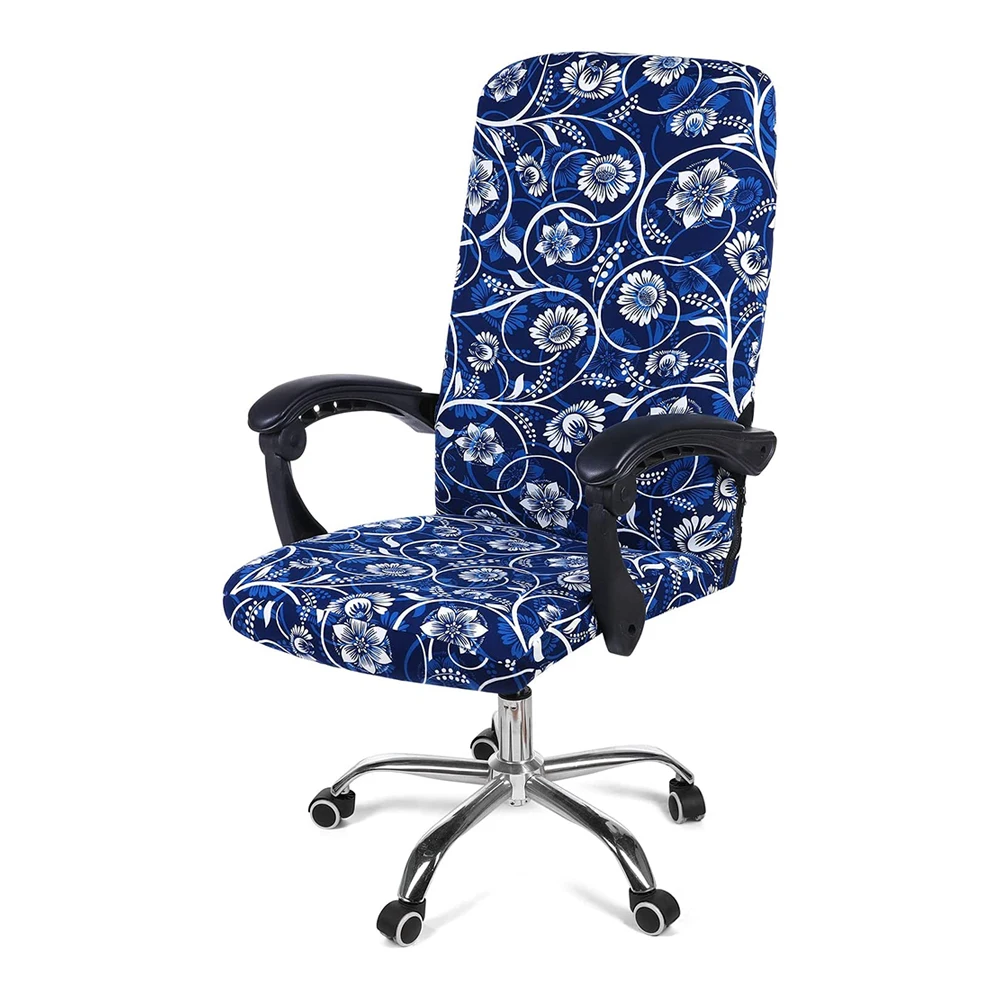 Universal Stretch Office Chair Slipcover - Soft, Removable, Washable, Anti-Dust Spandex