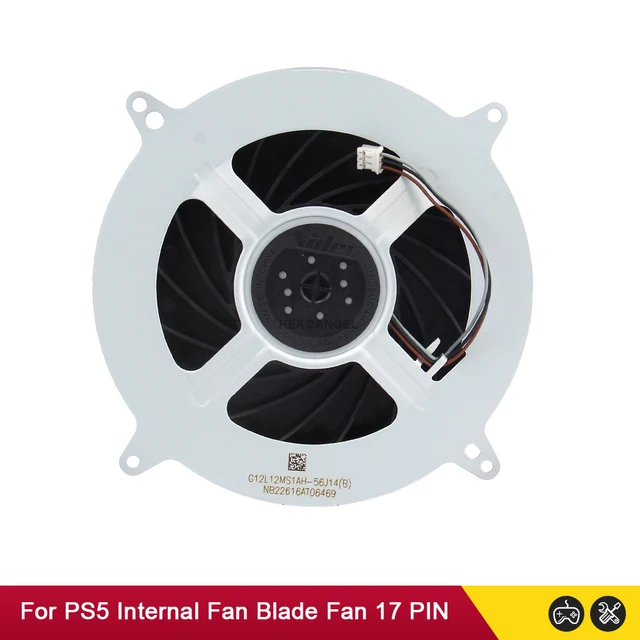 Original Nidec 17-blättriger Kühllüfter Für PS5 – Interner Ersatzlüfter, Modell G12L12MS1AH-56J14
