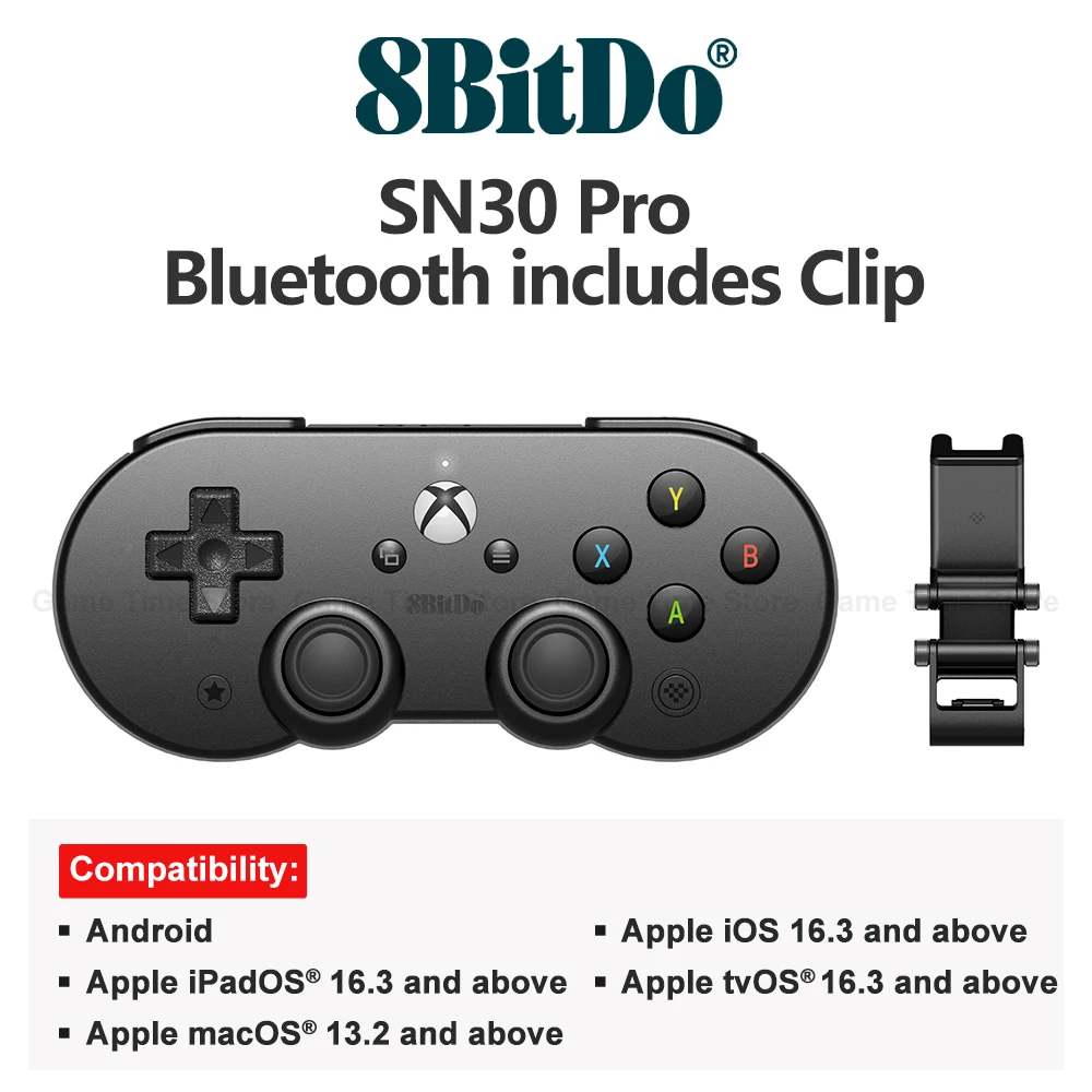 8Bitdo Sn30 Pro for Xbox Cloud Gaming On Android (Includes Clip) - Android