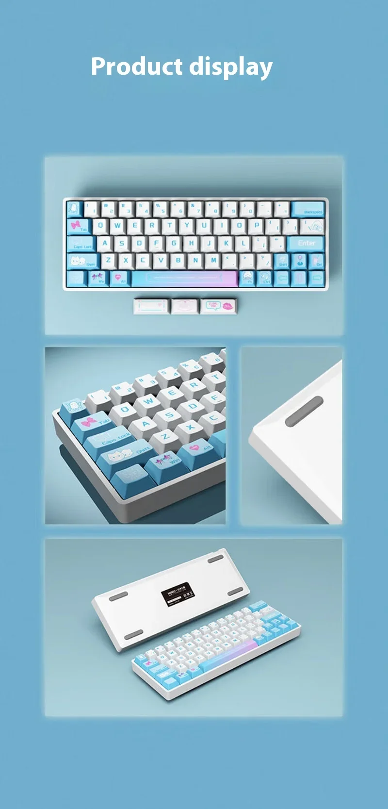 SIKAKEYB HM66 Customized Mechanical Keyboard Wired Magnetic Axis 