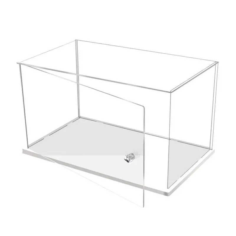 Acrylic Display Case with Door Assemble Acrylic Box for Collectibles Action Figures Toys Storage&Organizing Blindbox acrylic display case acrylic display box