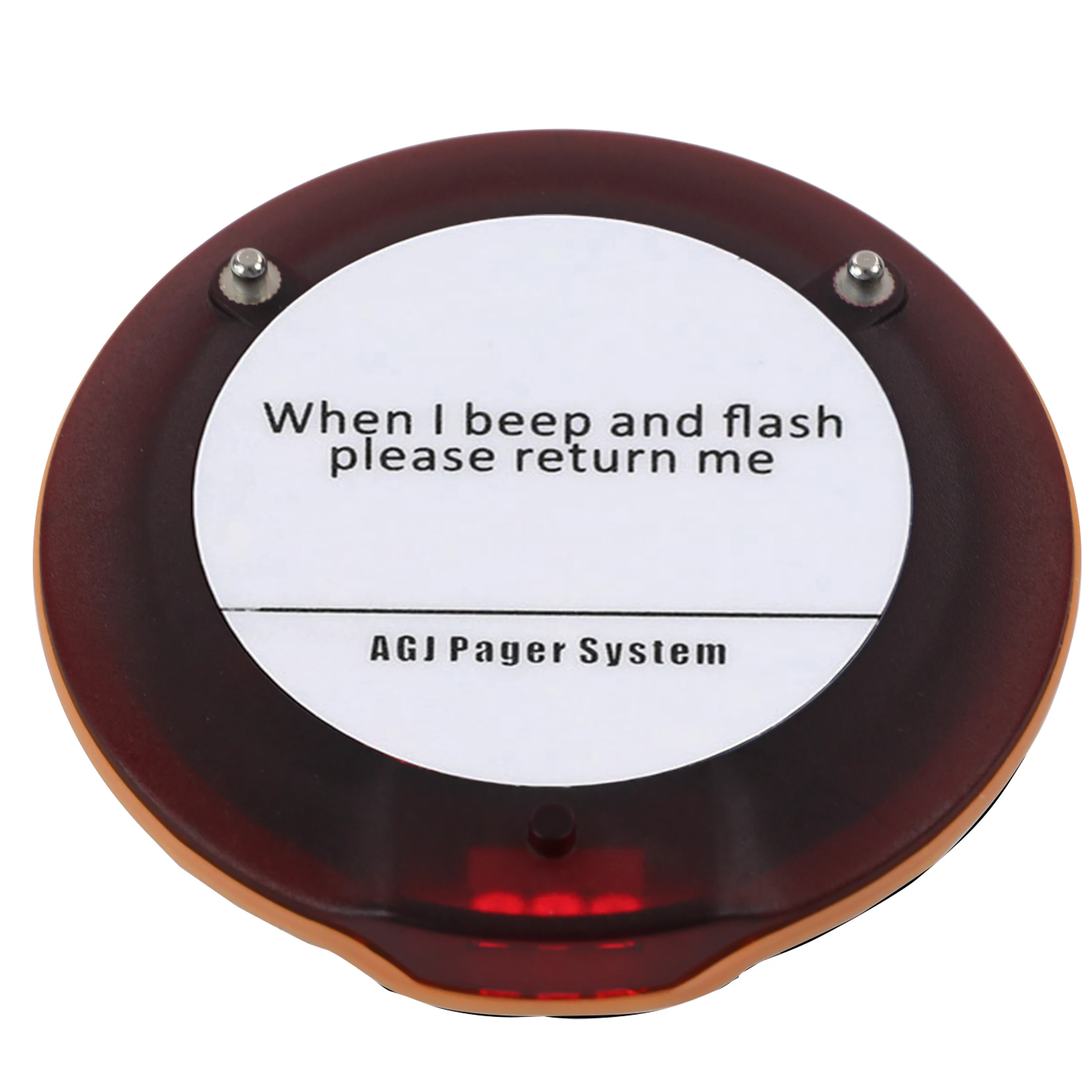 Wireless Restaurant Pager System 10 Coaster Pagers For Food Truck Cafe Shop Bar Waterproof and Break-proof High Quality