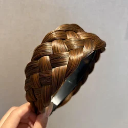Elegant Fishbone Braided Hairband - Handmade Twist Headband (C)