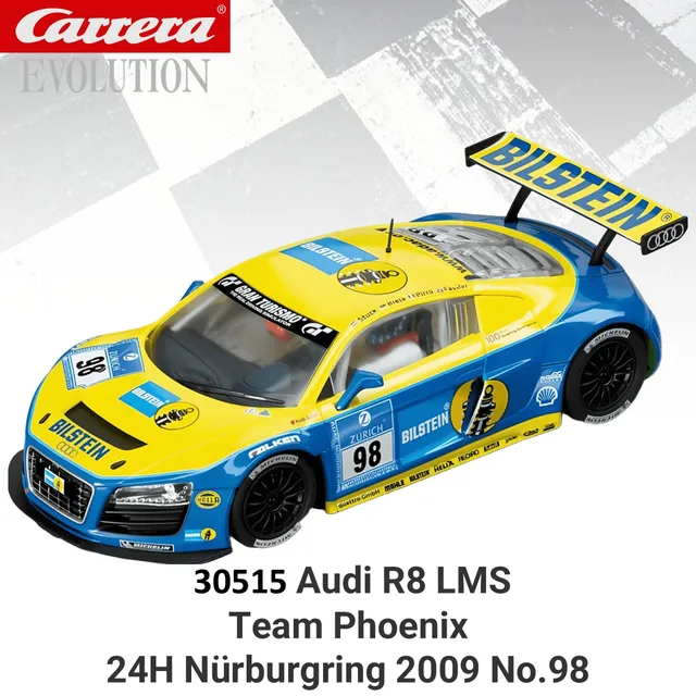 Carrera Slot Car Digital132 Audi R8 LMS 30515 Phoenix/30851