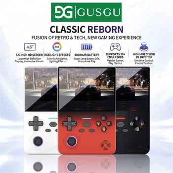 Console di Gioco Portatile con Sistema Linux a 64 Bit, Schermo IPS da 4,5 Pollici, Lettore di Videogiochi Retro, Batteria da 4000mAh, Opzioni 64G/128G, Sistema H7