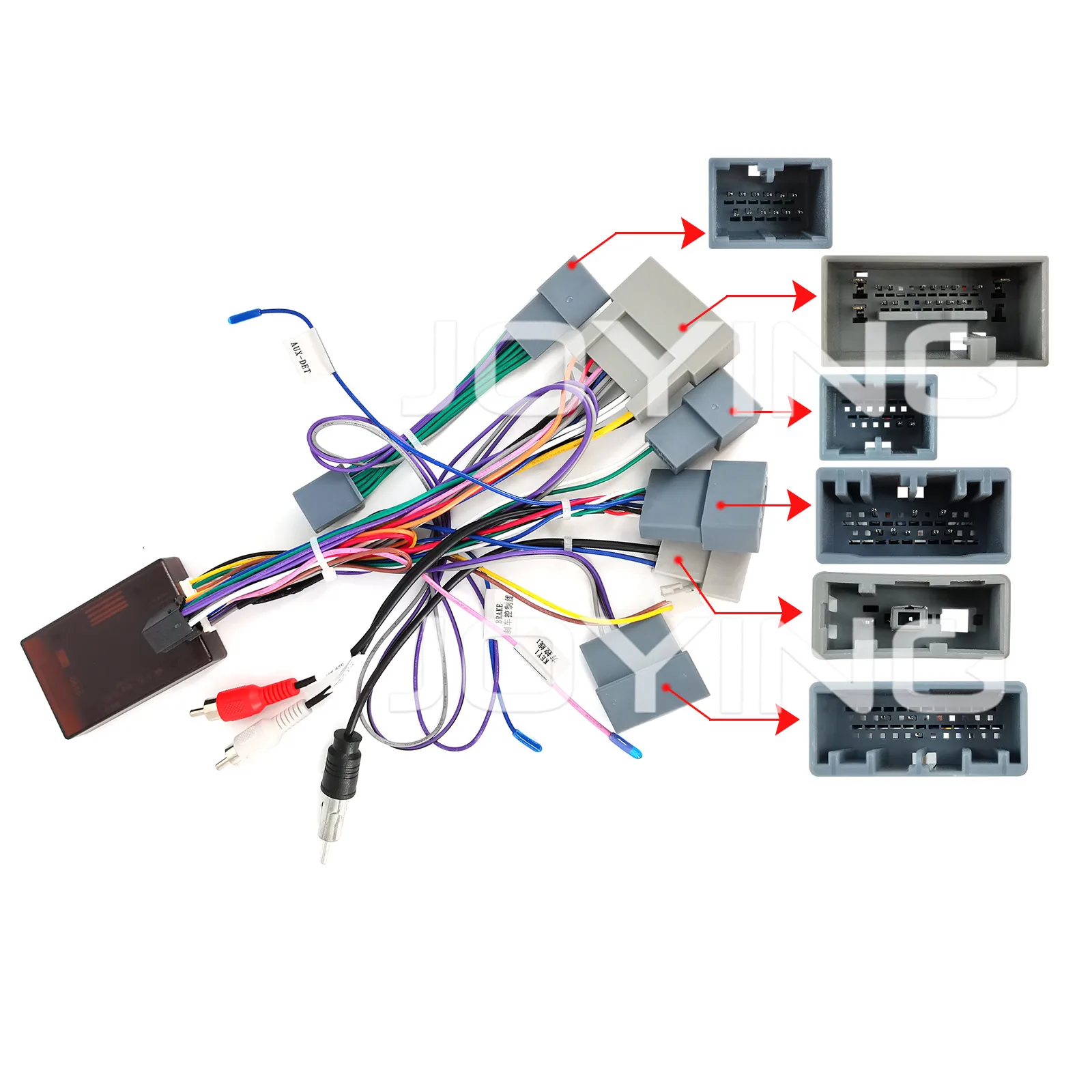 

JOYFORWA Harness with canbus decoder Android Car Radio Socket Support Factory Steering Wheel control For Honda Accord