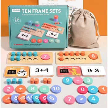 Wooden Math Practice Game 1