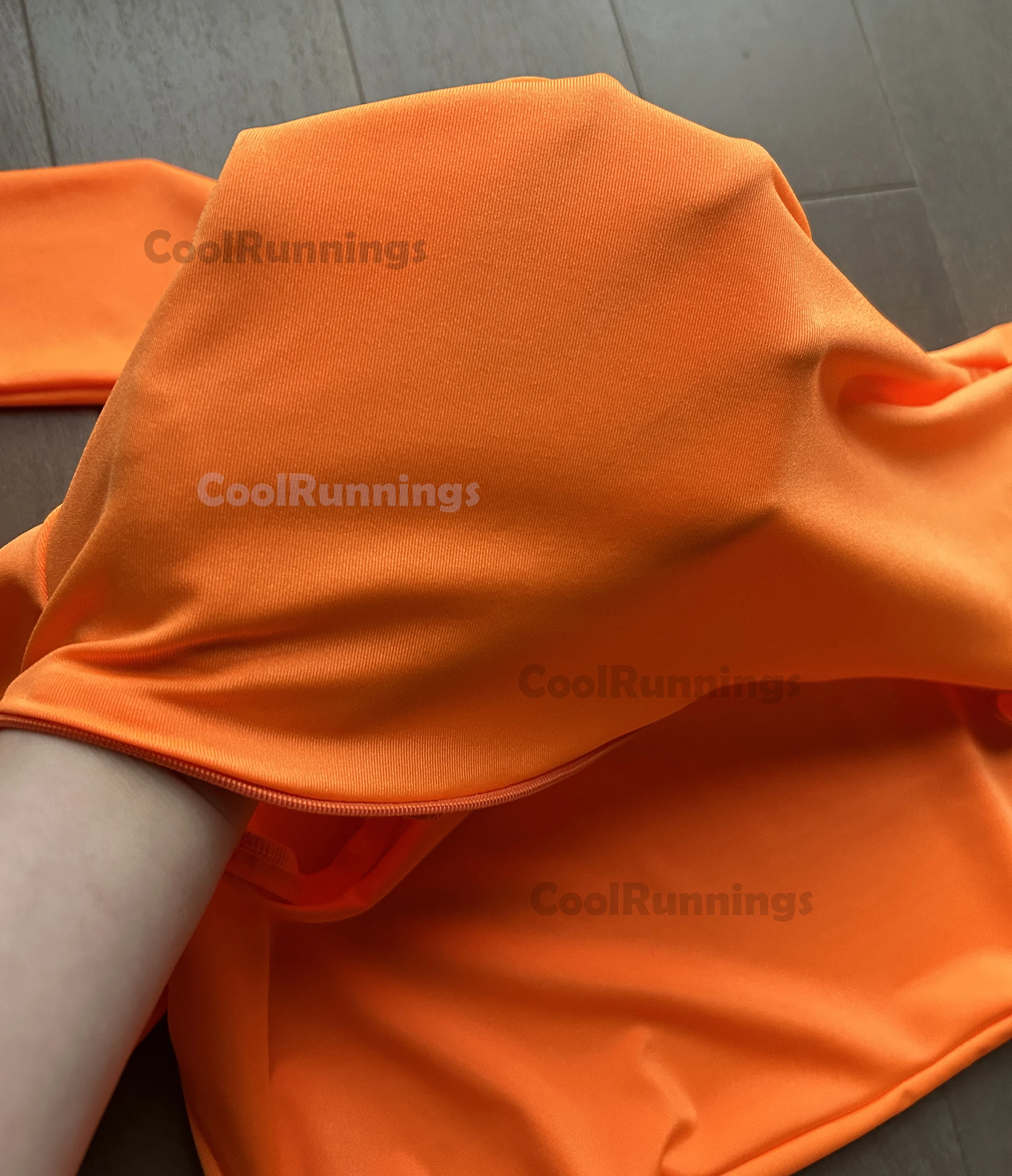 Orange Open face faceless face bare Unisex Spandex Bright 2nd Skin Zentai Costumes Bodysuit cosplay costume adult unitard