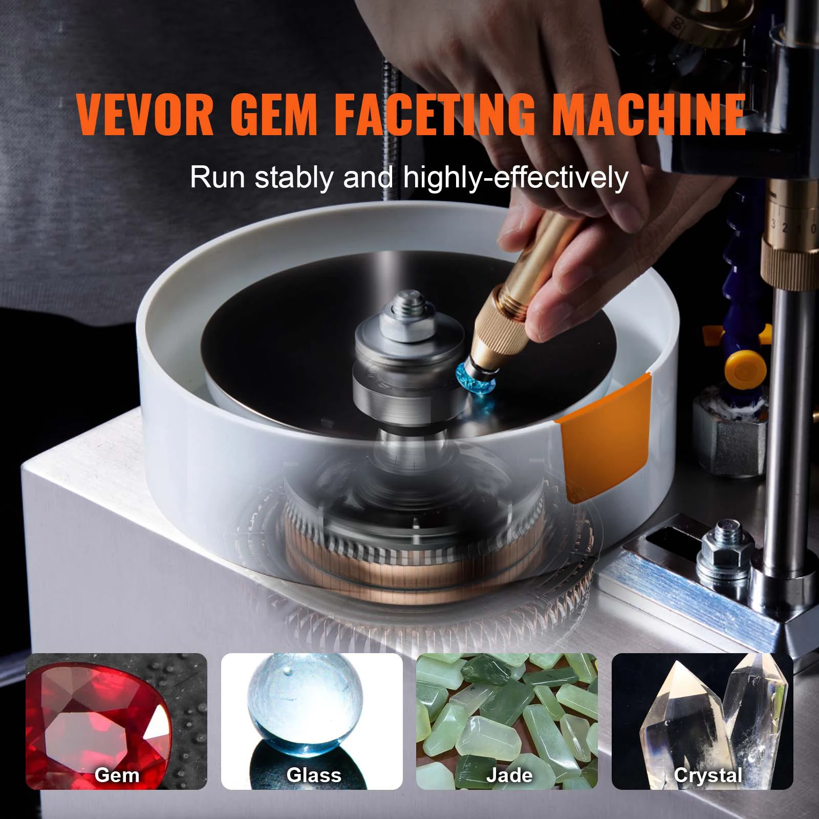 Electric Jade Grinding Polishing Machine 180W Adjustable Speed