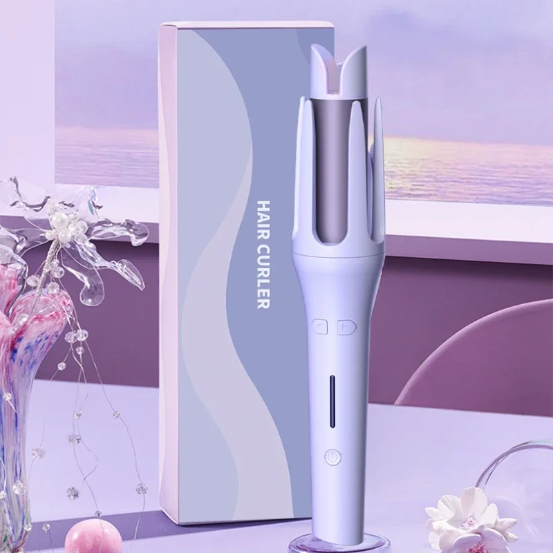 Automatic Electric Hair Curler 32MM Auto Rotating Ceramic Hair Roller Professional Curling Iron Curling Wand Hair Waver 6