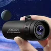 2000x25 HD Monocular Telescope Mini Portable Mobile Phone Telescope with Holder Camping Outdoor Hunting Birdwatching Telescopes 3