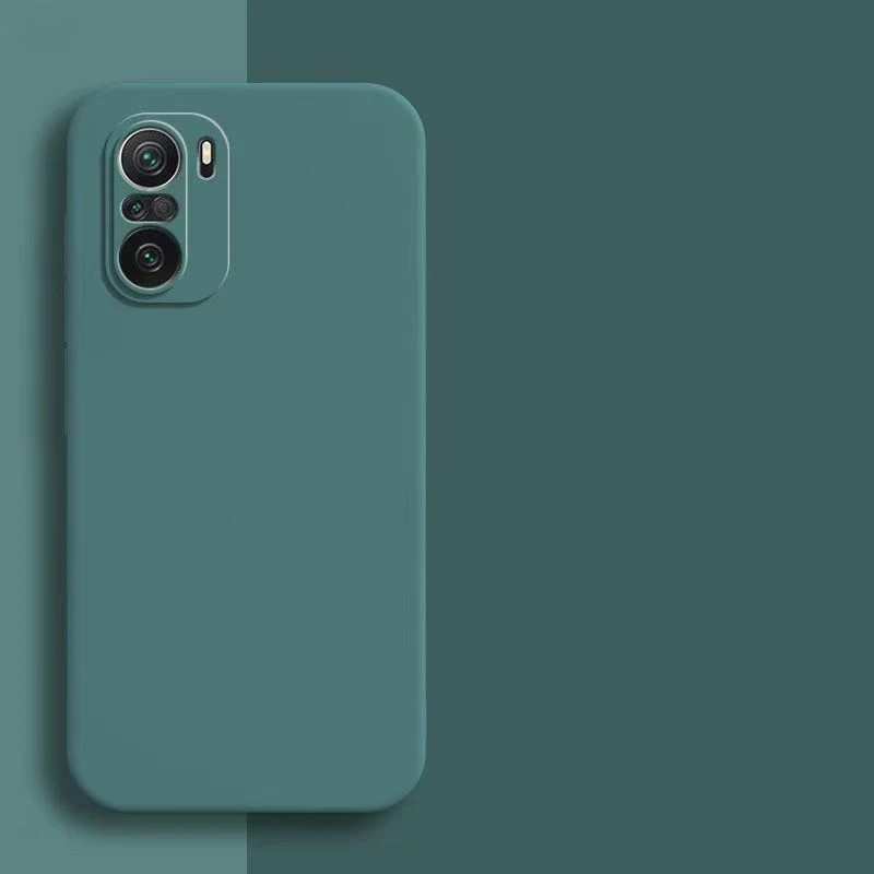 Sleek Liquid Silicone Phone Case in Various Colors