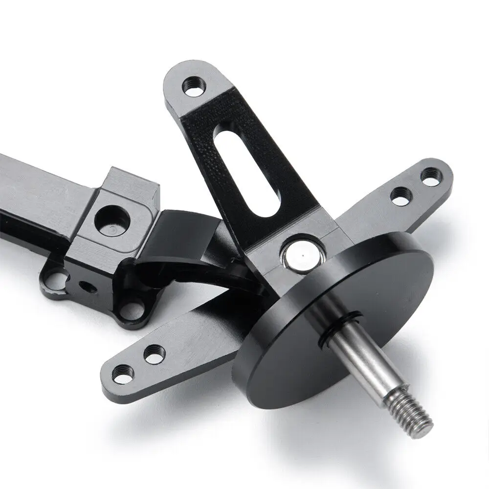 Asse Volante Anteriore In Lega CNC Per Camion Tamiya 1/14 RC - Argento, Sterzo, Ricambio Alluminio