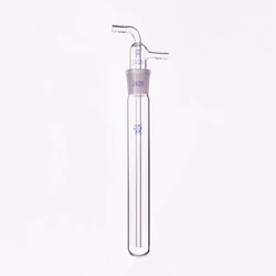 Hydrazine with ground mouth 24/29,O.D. 30mm,Effective length 200mm,Detachable straight cold hydrazine,Split straight cold trap