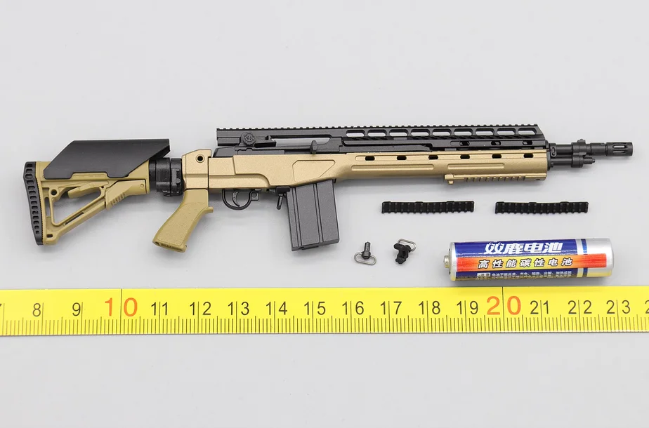 

26055S ES PMC 1/6 Soldier M1A Rifle Gun Model for 12''