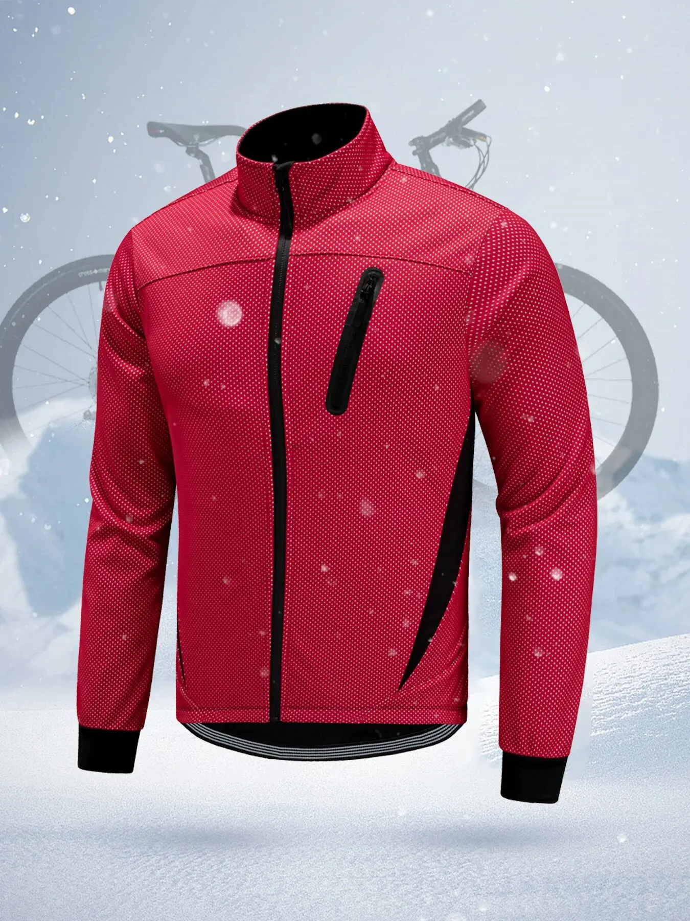 Cycling Jacket Cycling Clothes Warm Cycling Sports Coat Windproof Rain Heavy Jacket For Men