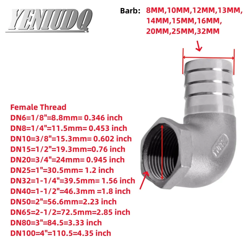 1/2' (12.7mm) Coda di Barb 3/8' Raccordo maschio in plastica a forma di L NPT con connettore per tubo raccordi a barile - Cina Raccordi a gomo in plastica, raccordo per tubi