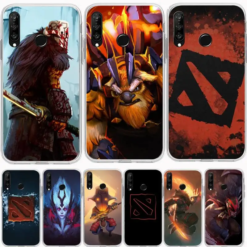 Чехол для телефона Dota 2 Game Huawei P20 P40 Lite P30 Pro P Smart 2019 Nova 3e 6 Se силиконовый прозрачный