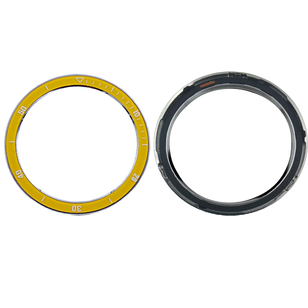 Yellow Stainless Steel Bezel Frame with Independent Identification Theme