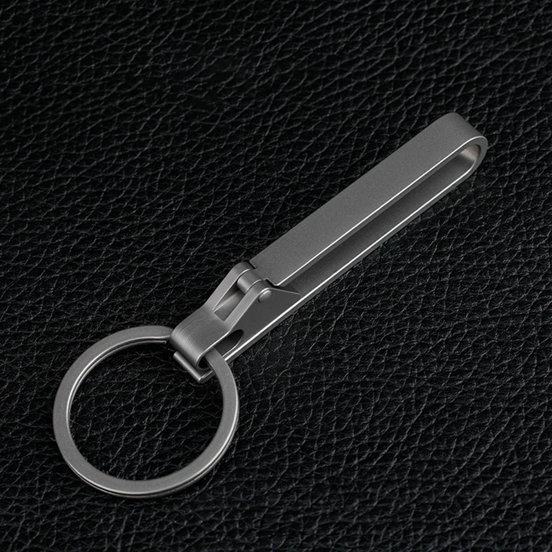 Men Super Light Super Durable Waist Hanging CAR Key Chain High Quality Titanium Alloy Belt Keychain Key Ring Best Gifts For Men