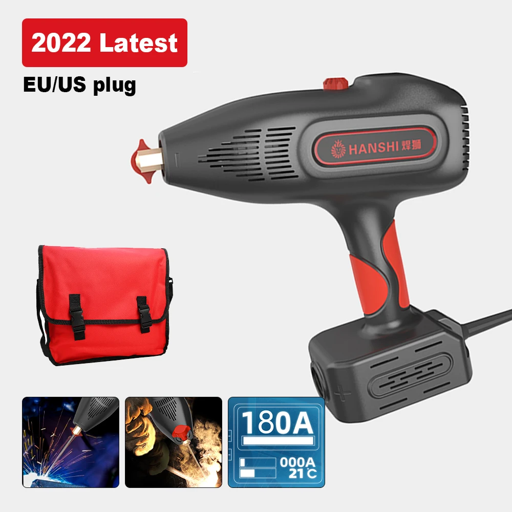 EU/US Plug Handheld Arc Electric Welding Machine Full Digital Intelligence 2.5-4.0mm Welding Rod Portable Welding Tool 110V-220V 3
