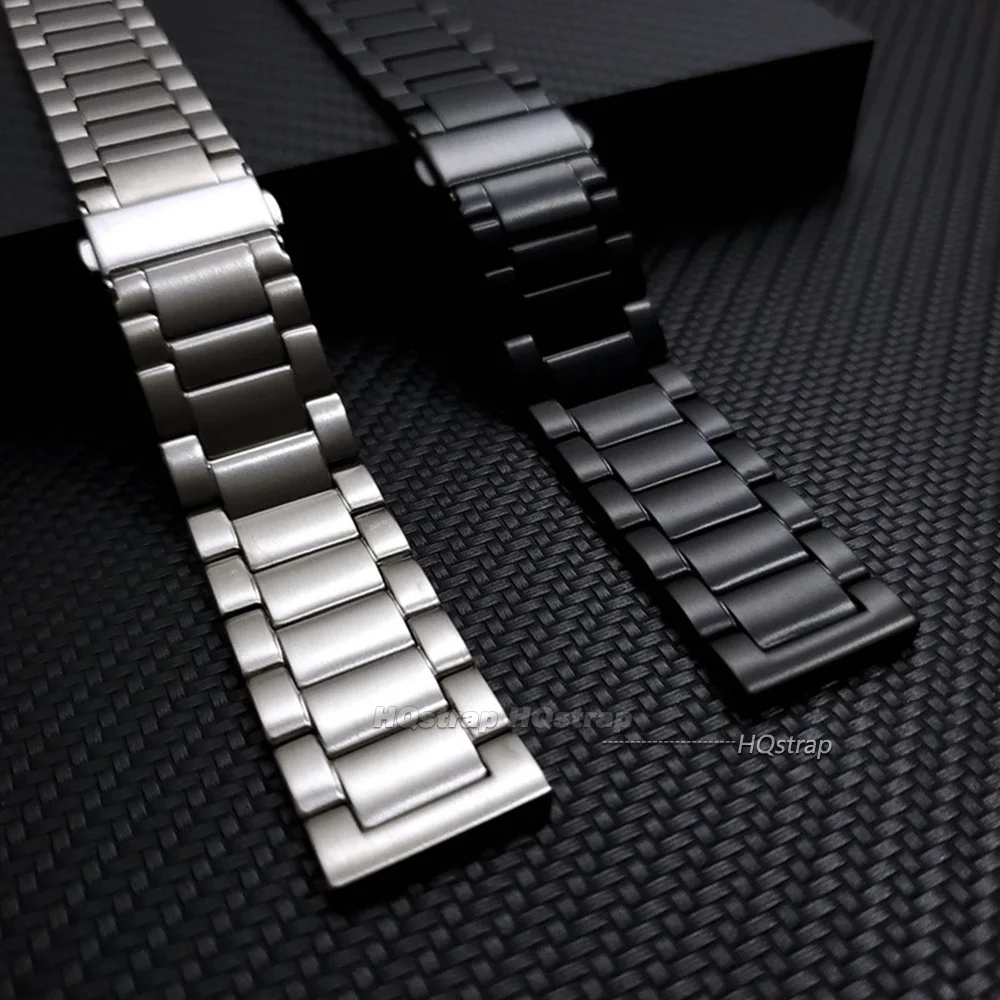 Universal Titanium Metal Watch Band with Quick Release Feature