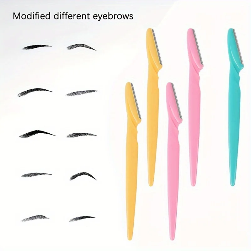 3/5Pcs Precision Eyebrow Razor & Dermaplaning Set for Men and Women - Easy, Gentle Shaping & Exfoliating 2