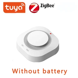 Smart Smoke Detector with 80DB Alarm - WiFi - Enabled Fire Protection (Zigbee Version)