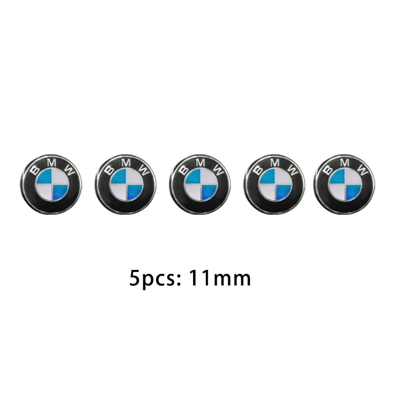 11/14MM 3D 배지 자동차 키 쉘 스티커 리모컨 로고 데칼 (BMW 퍼포먼스 M1 M2 F32 F30 F20 E90 F30 F87 E46 E60 E87 용)