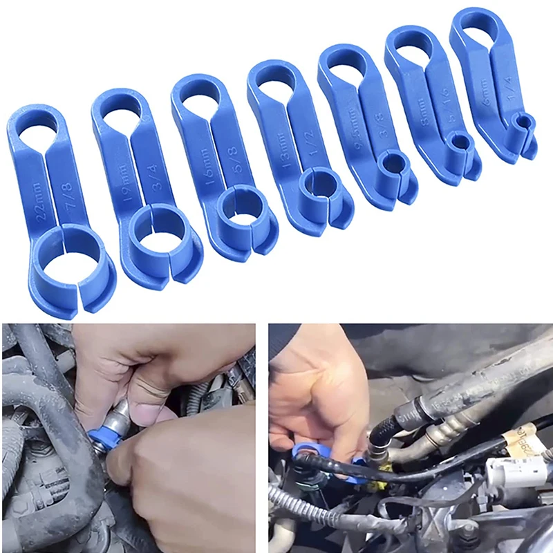 7Pcs Car AC Fuel Line Disconnect Tool Set Auto Transmission Oil Cooler