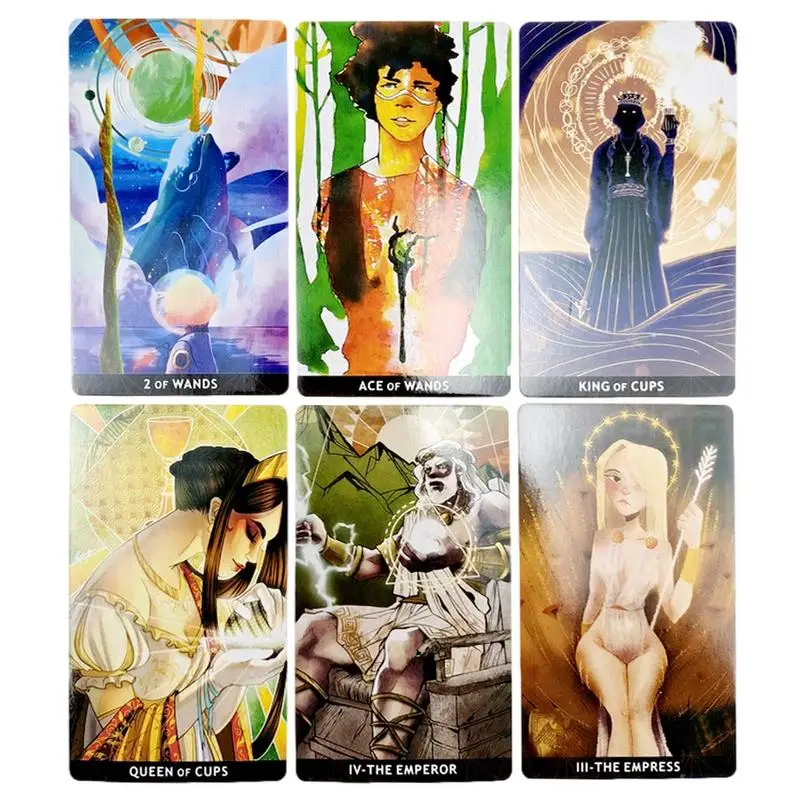 

Tarot Cards Voice Arcana Oracle Tarot Magic Board Card Game English Divination Tarot Family Party Playing Cards