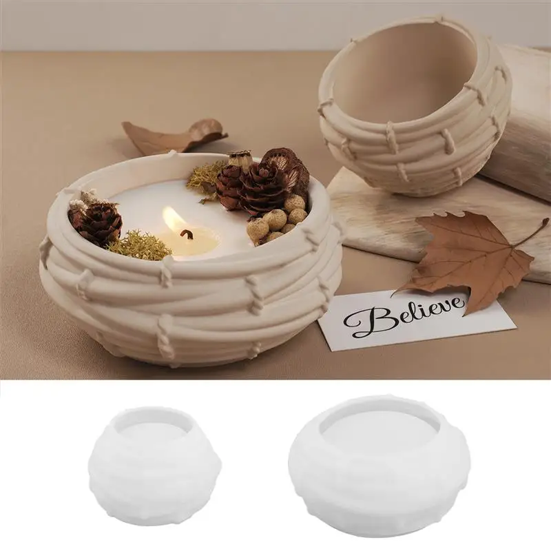 Silicone Mold Bird Creativity Nest Candle Cup