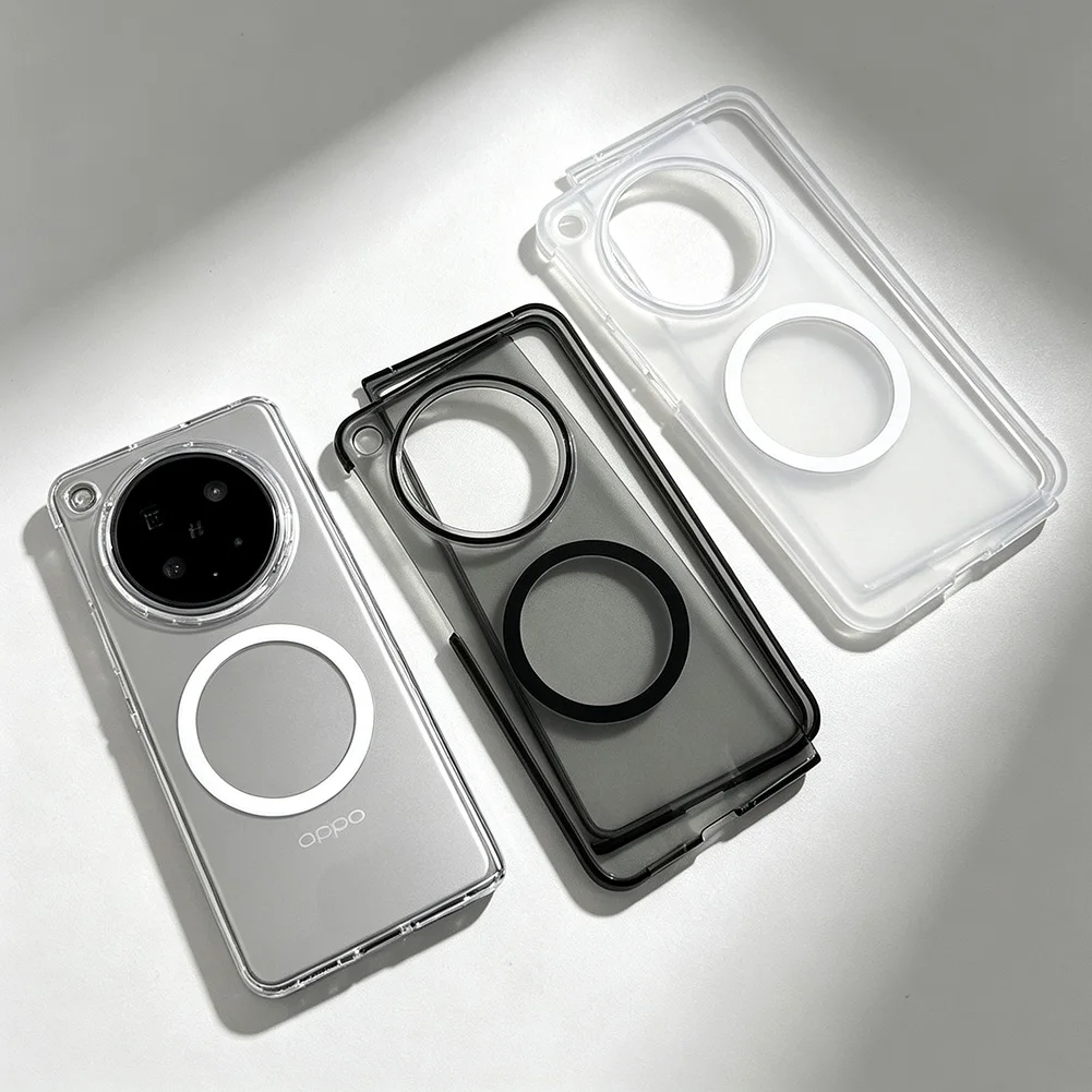 Clear and Translucent Magnetic Protective Case with All-Inclusive Design