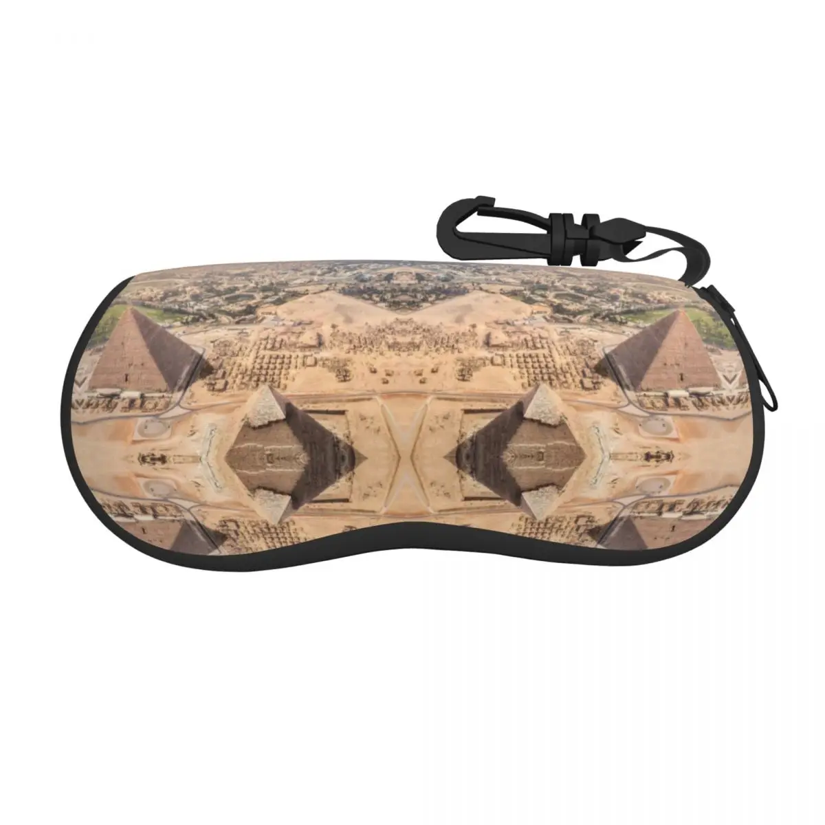 

Custom Egypt View Pyramid Glasses Case Portable World Wonder Shell Eyeglasses Case Sunglasses Box