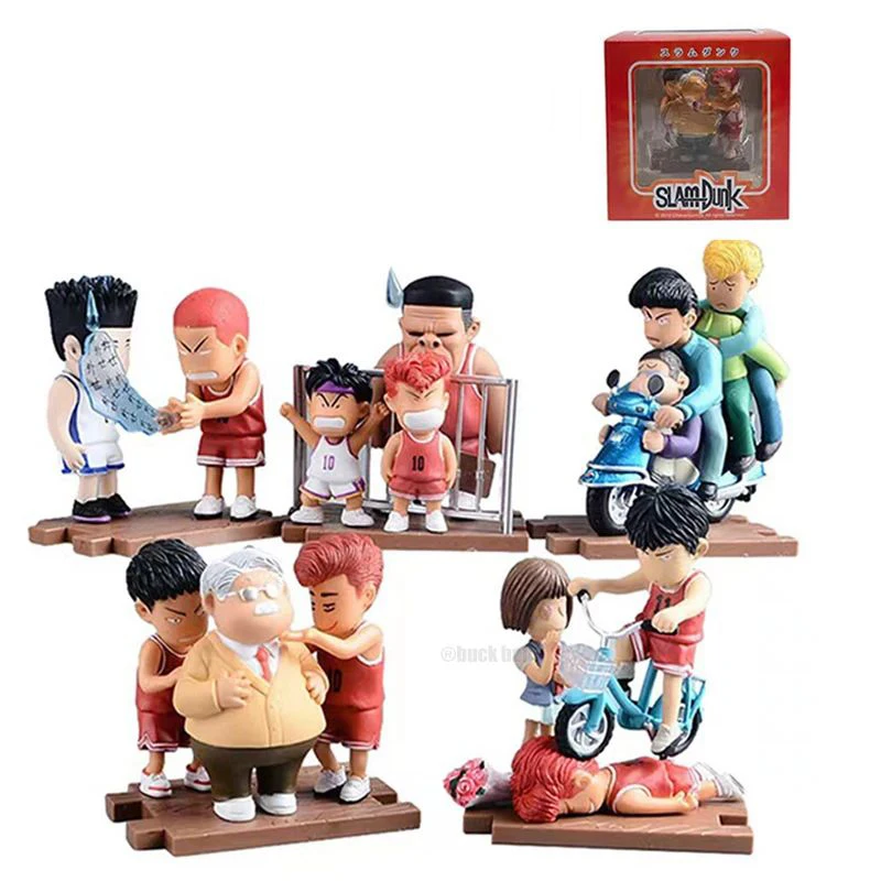 

Slam Dunk Anime Figure Sakuragi Hanamichi Action Figurine Funny Pvc Collectble Models Mini Doll Ornament Five Types Toys Gifts