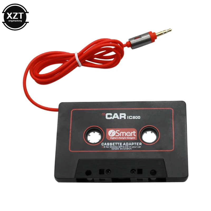 1Pc Car Audio Cassette Tape Adapter Mp3 Mp4 Player Converter 3.5Mm Jack Plug Per Telefono Aux Cable Car Cd Player