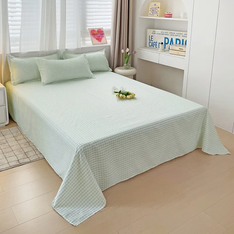 Single sheet for students dormitory 1.8m men and women large double sheet cloth single bed wholesale 5