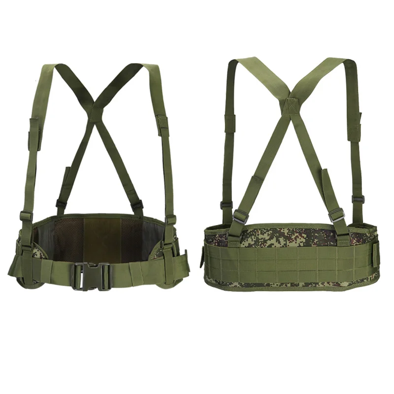 

Russian Camouflage MOLLO Waist Wrap Multi-function Shoulder Strap Load Outer Belt