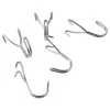 20Pcs Pegboard Hooks Stainless Steel Hooks Grid Wall Mesh Retail Display Shop Peg Goods Shelf Panel Pegboard Hooks 4