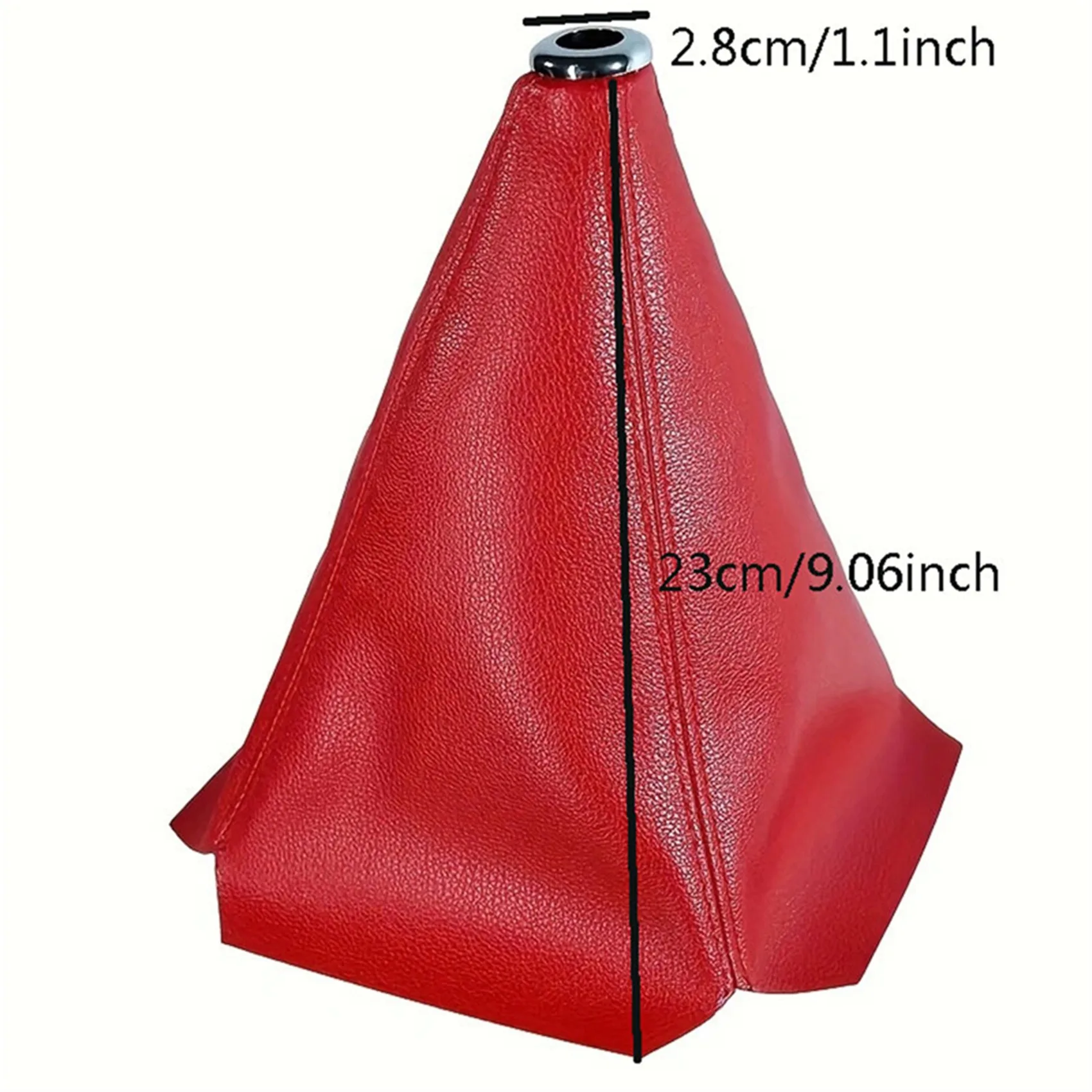 Collar De Cuero Genuino Para Palanca De Cambios De Coche, Cubierta De Perilla De Palanca De
